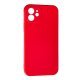 Силікон Case SMTT (AA) для Apple iPhone 12 Red