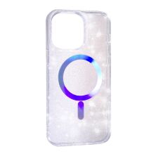 Накладка Magsafe Shiny Color для Apple iPhone 13 Pro Transparent