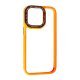 Накладка Swarovski для Apple iPhone 15 Pro Orange