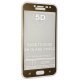 Скло 5D FULL GLUE TRIPLEX SAMSUNG J250 Galaxy J2 (2018) ЗОЛОТИЙ тех. пак.