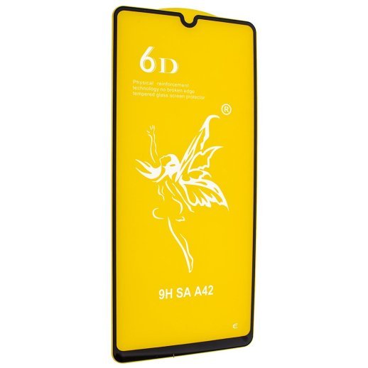 Захисне скло 6D PREMIUM SAMSUNG A425 Galaxy A42 2021 ЧОРНИЙ