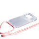 Силікон Transparent Case with Rope для Apple iPhone 13 Pro Pink