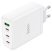 Мережевий зарядний пристрій HOCO N31 PD 100W (3*TYPE-C + 1*USB QC 3.0), GaN, білий