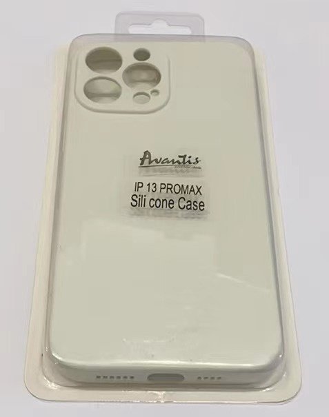 Avantis Full Silicone Case Apple Iphone 13 Pro Max Black