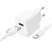 Мережевий зарядний пристрій BOROFONE BAS11A USB 10.5W + кабель USB - TYPE-C, білий