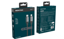 USB Cable Senteo SM-06 nano braided USB C-Lightning 30W 1M