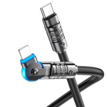 USB-C кабель HOCO U118 Type-C - Lightning ЧОРНИЙ
