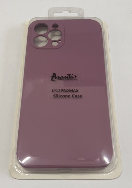 Avantis Full Silicone Case Apple Iphone 12 Pro Max (camera protect) Dark green