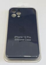 Чохол Silicone Case Copy Apple iPhone 12 Pro Square Midnight Blue, 17