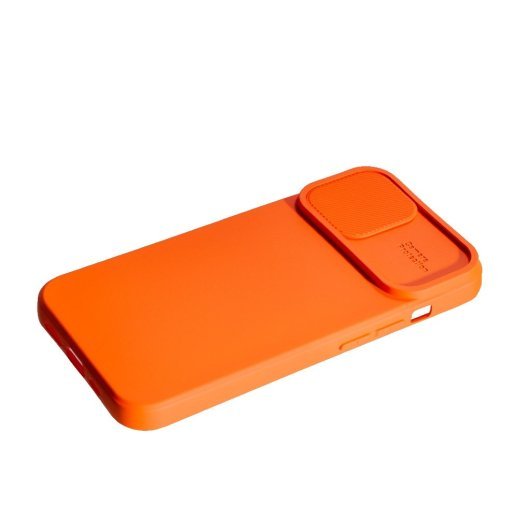 Силіконовий чохол Case Camera для Apple iPhone 13/14 Orange