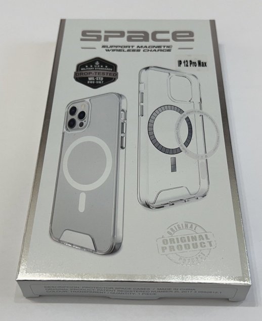 Силикон Space for Apple Iphone 12 Pro Max with Magsafe Прозорий