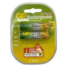 Акумулятор AA GP 2700mAh RECHARGEABLE БЛИСТЕР 2 ШТ.