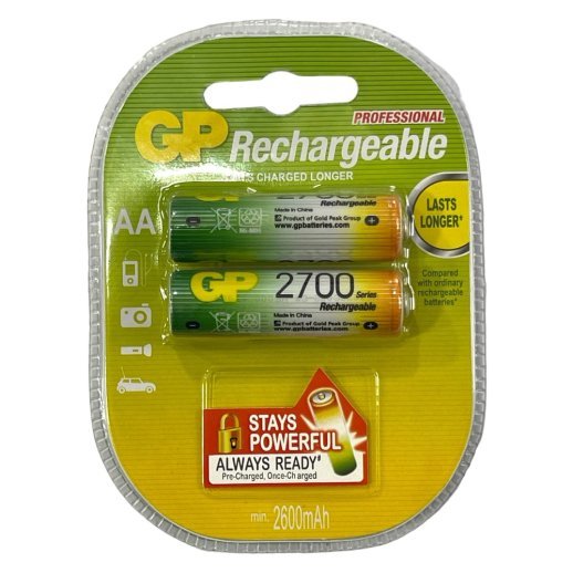 Акумулятор AA GP 2700mAh RECHARGEABLE БЛИСТЕР 2 ШТ.