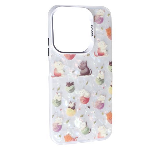 Чохол Soft Milky для Xiaomi Redmi 15C (UA/EUROPE) Cat with threads