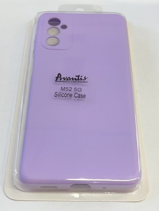 Avantis Full Silicone Case Samsung M52 Dark Blue