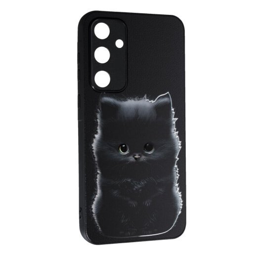 Накладка Fashion Mix для Samsung A35 Black Cat