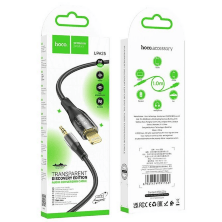 AUX Hoco UPA25 3,5 to Lightning Black
