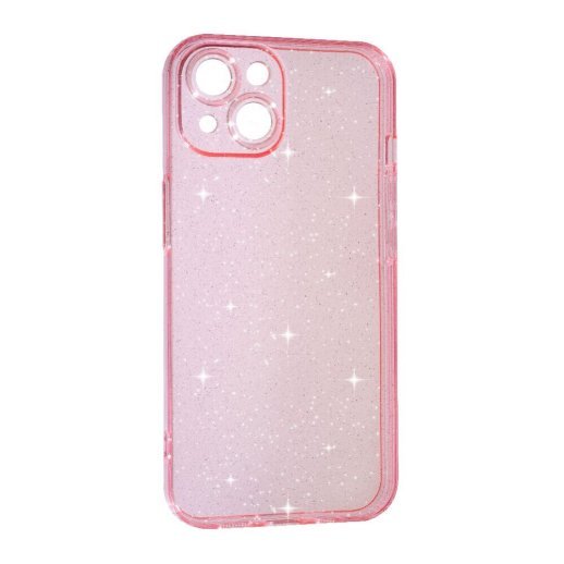 Силікон Clear Shine для Apple iPhone 15 Pink