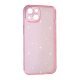 Силікон Clear Shine для Apple iPhone 15 Pink