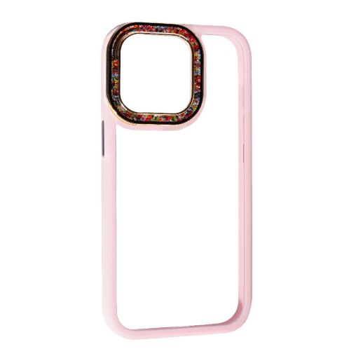Накладка Swarovski для Apple iPhone 15 Pro Pink Sand