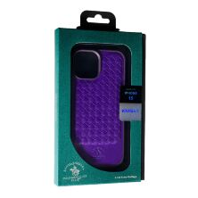 Накладка ШКІРА POLO RAVEL для Apple iPhone 15 Purple