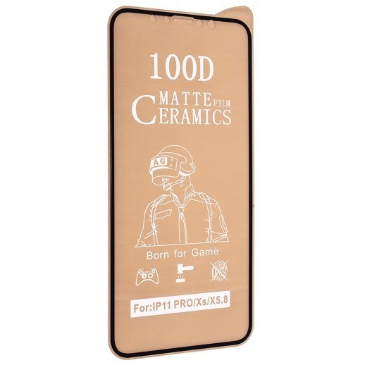 CERAMICS FILM 100D МАТОВЕ APPLE iPhone X / XS / 11 PRO ЧОРНИЙ