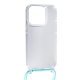 Силікон Transparent Case with Rope для Apple iPhone 13 Pro Max Green