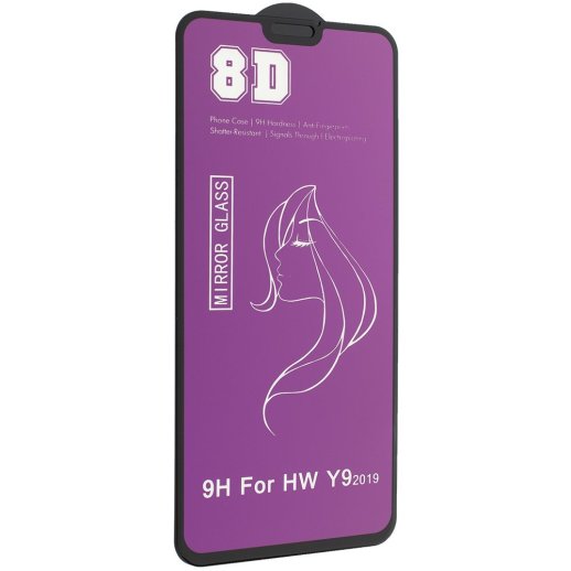 Захисне скло 8D MIRROR HUAWEI Y9 2019 | HONOR 8S