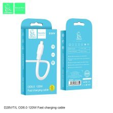 Кабель USB Denmen D28V USB - micro USB 5A OD6.0 120W