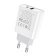 Мережевий зарядний пристрій HOCO C80A Rapido TYPE-C PD 20W + USB QC 3.0, БІЛИЙ
