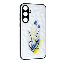 Накладка Prisma UA для Samsung A35 Ukraine with flowers