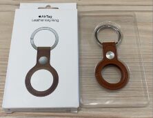 Airtag Leather Brown