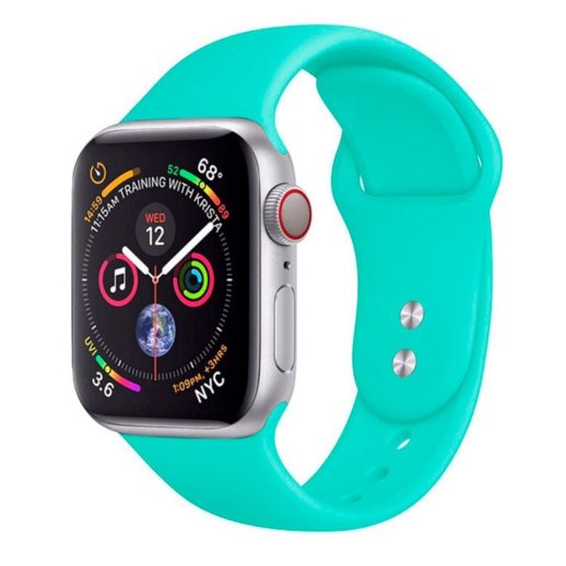 Ремінець силіконовий для Apple Watch 42мм | 44мм | 45мм | 49мм LARGE SIZE
