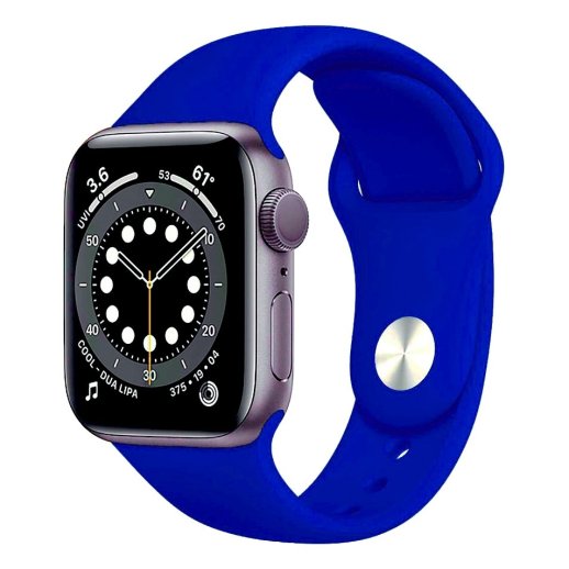 Ремінець силіконовий для Apple Watch 42мм | 44мм | 45мм | 49мм LARGE SIZE