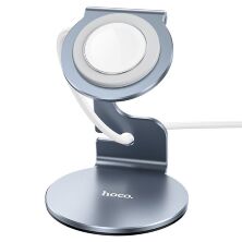 Настільний тримач HOCO HD7 для годинника сiрий