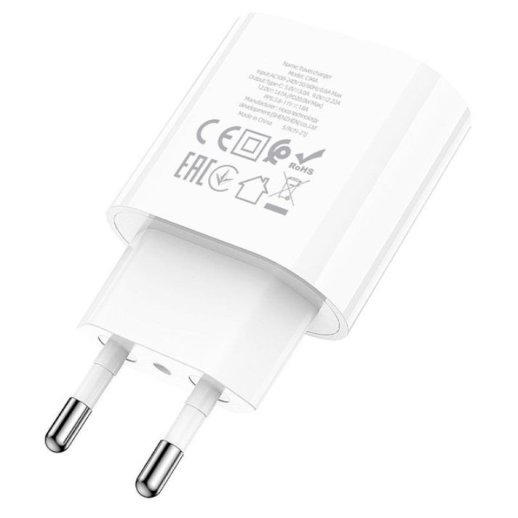 Мережевий зарядний пристрій HOCO C94A TYPE-C PD 20W, білий