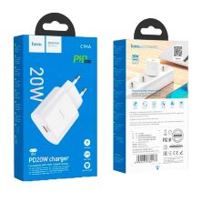 Мережевий зарядний пристрій HOCO C94A TYPE-C PD 20W, білий