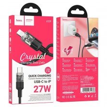 USB-C кабель HOCO U129 Type-C - Lightning тканина 1,20м ЧОРНИЙ