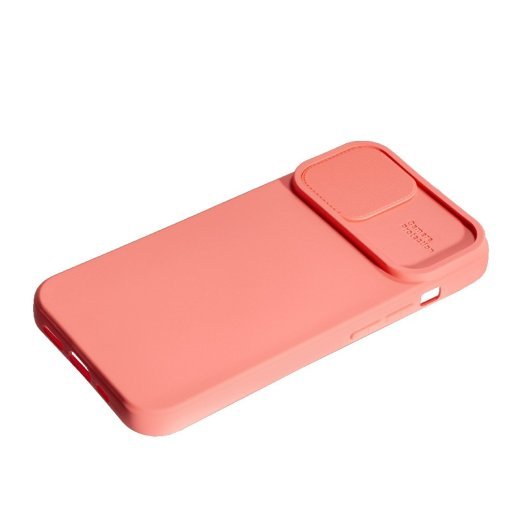 Силіконовий чохол Case Camera для Apple iPhone 13/14 Peach