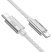 USB-C кабель HOCO U134 240W Type-C - Type-C 1.80м, СІРИЙ