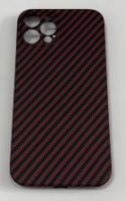 Чохол Carbon With MagSafe for Apple iPhone 12 Pro Red