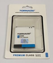 Акумулятор для Tornado  Samsung G360H, J2 (2100 mAh) Premium