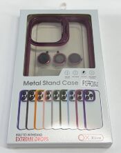 Чехол Metal Stand Case Apple Iphone 13 ProMax Marsala 7