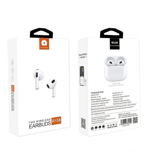 Бездротові навушники WUW R158 TWS Wireless earbuds (40)