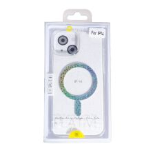 Накладка Magsafe Shiny для Apple iPhone 14 Transparent