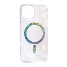 Накладка Magsafe Shiny для Apple iPhone 14 Transparent