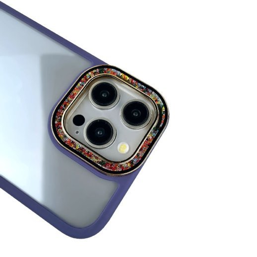 Накладка Swarovski для Apple iPhone 15 Pro Grey