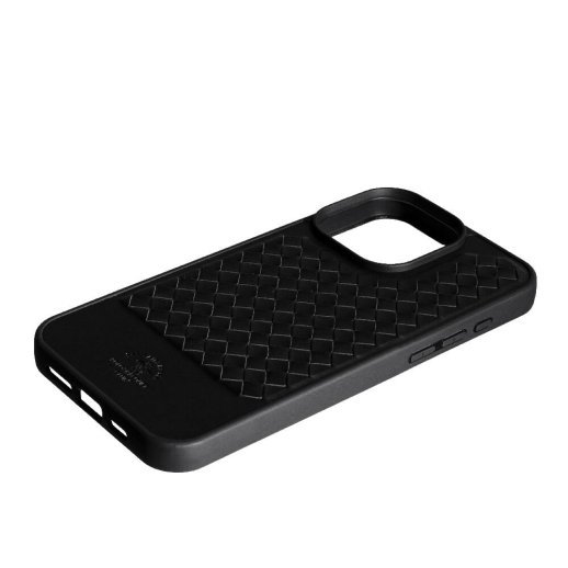 Накладка ШКІРА POLO RAVEL для Apple iPhone 15 Pro Max Black