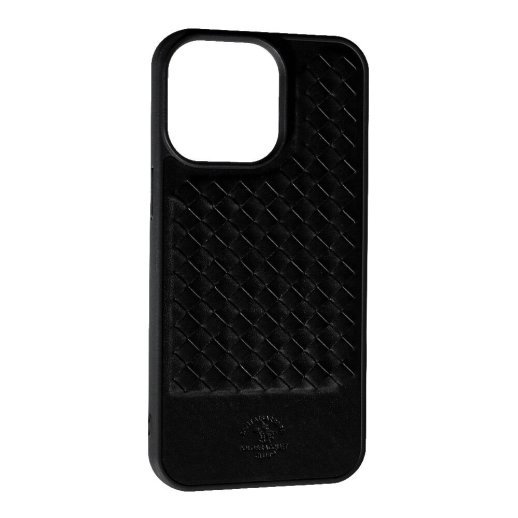 Накладка ШКІРА POLO RAVEL для Apple iPhone 15 Pro Max Black