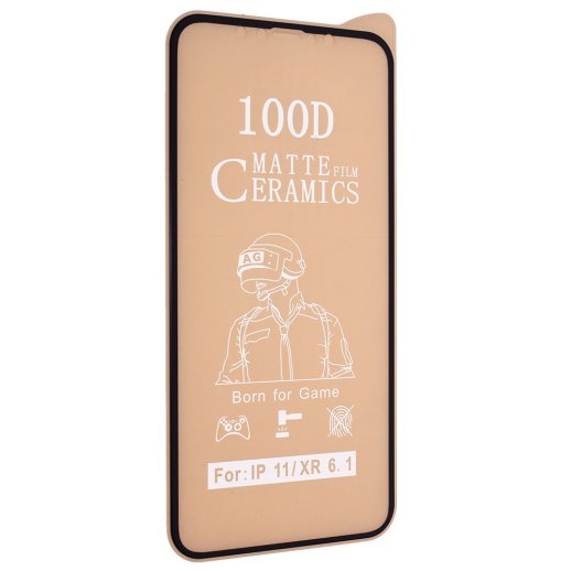 CERAMICS FILM 100D МАТОВЕ APPLE iPhone XR | 11 ЧОРНИЙ
